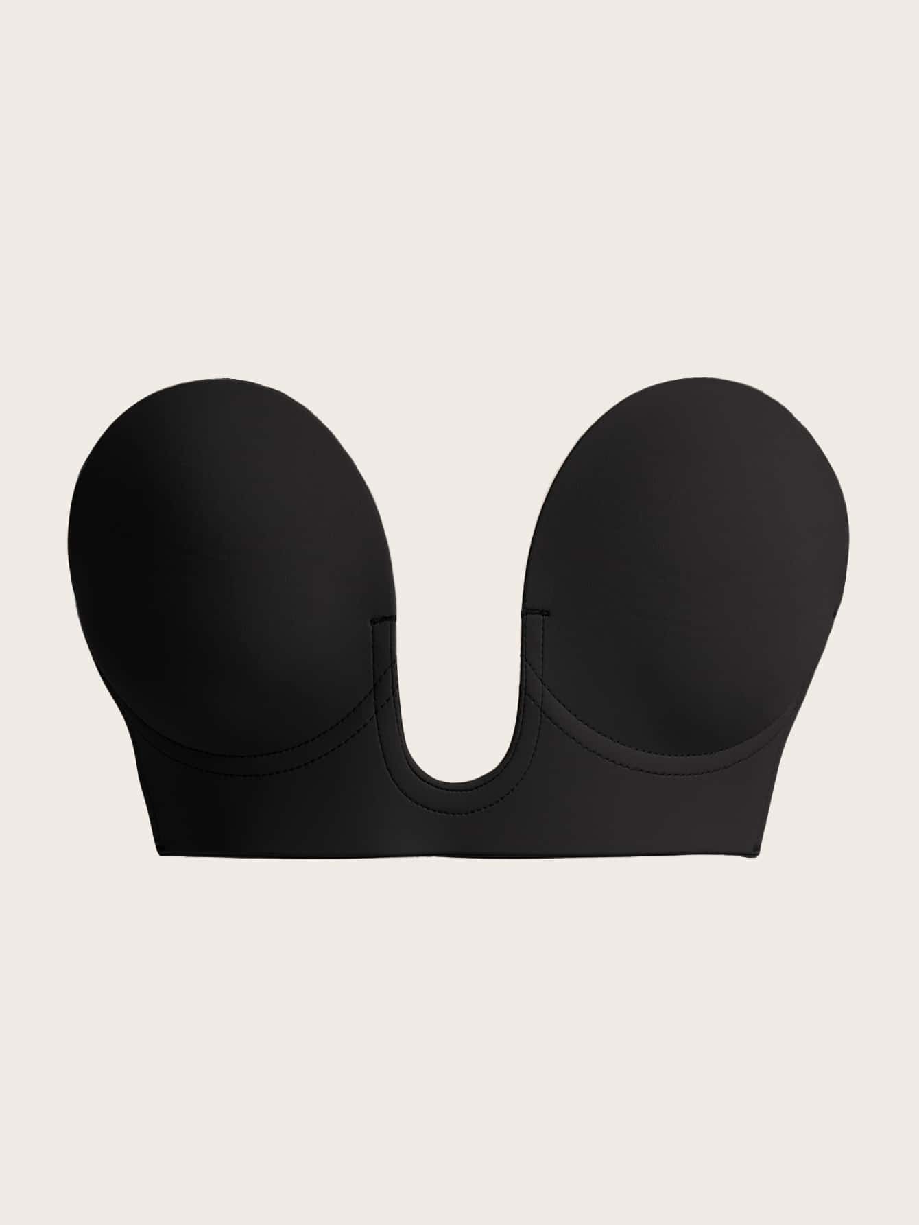 Women’s Backless Bra – Seamless Fit – Deep Plunge – Lightly Padded Breathable Blend