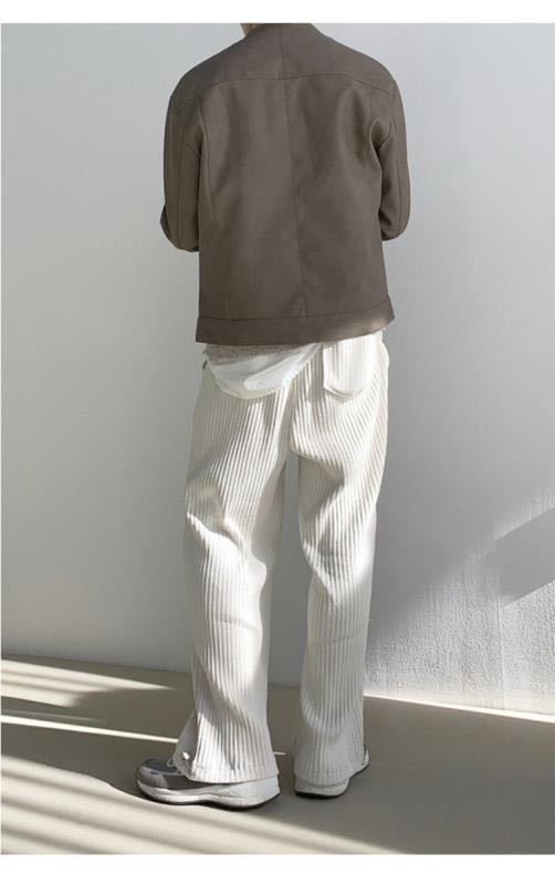 Men’s Corduroy Pants – Relaxed Fit – Tapered Leg – Full Length Casual Wear