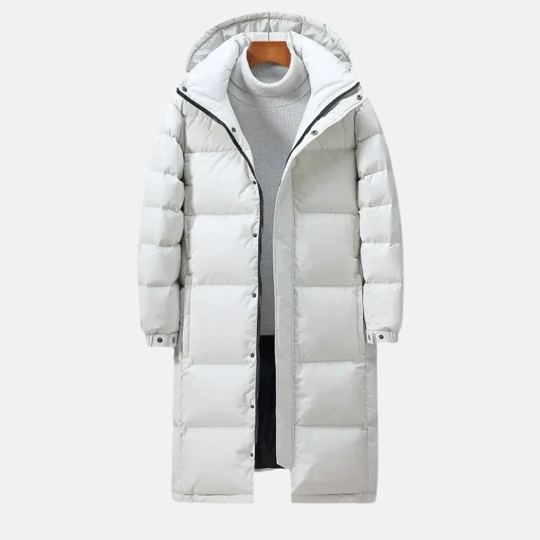 Joshua Oversized Down Jacket | Quilted Hooded Jacket