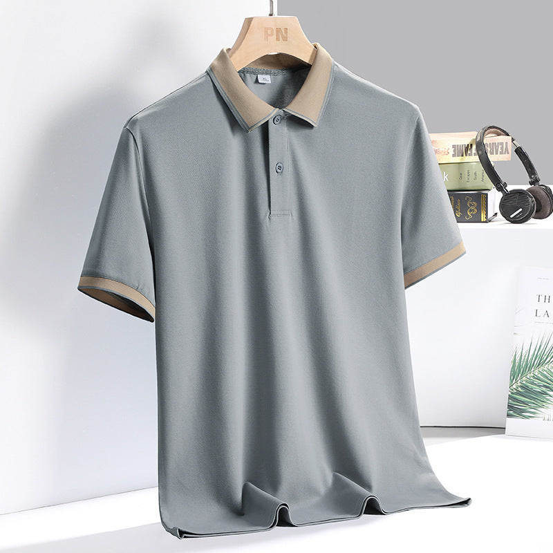 Men’s Polo Shirt – Breathable Blend – Standard Fit – Ribbed Collar – Short Sleeve