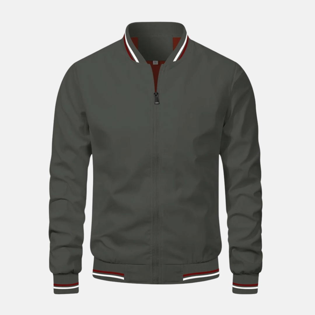 Leo Bomber Jacket | Relaxed Fit Hip-Length Jacket