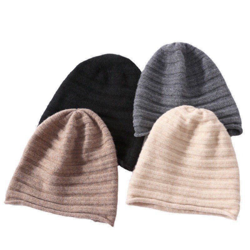 Olivia Ribbed Relaxed Fit Beanie | Solid Head Coverage Beanie