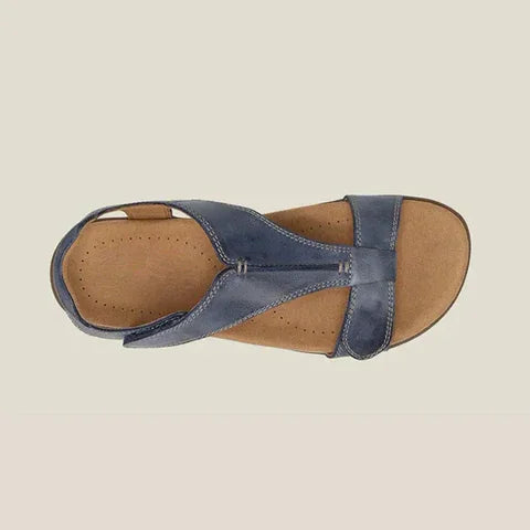 Women’s Sandals – Ergonomic Fit – Adjustable Velcro Straps – Cushioned Breathable Footbed