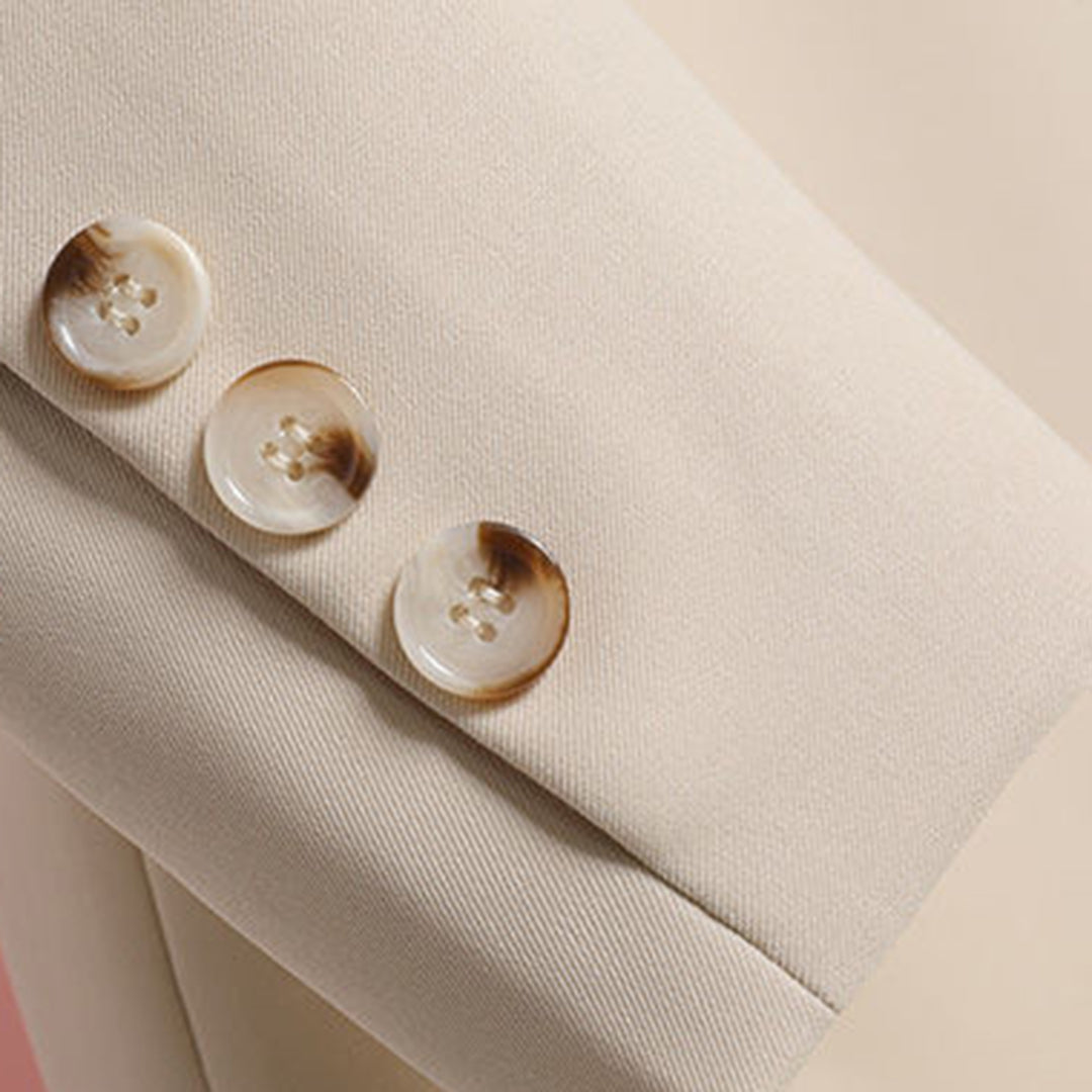 Women’s Blazer – Relaxed Fit – Tailored Waist – Belted – Single Button – Smart Casual