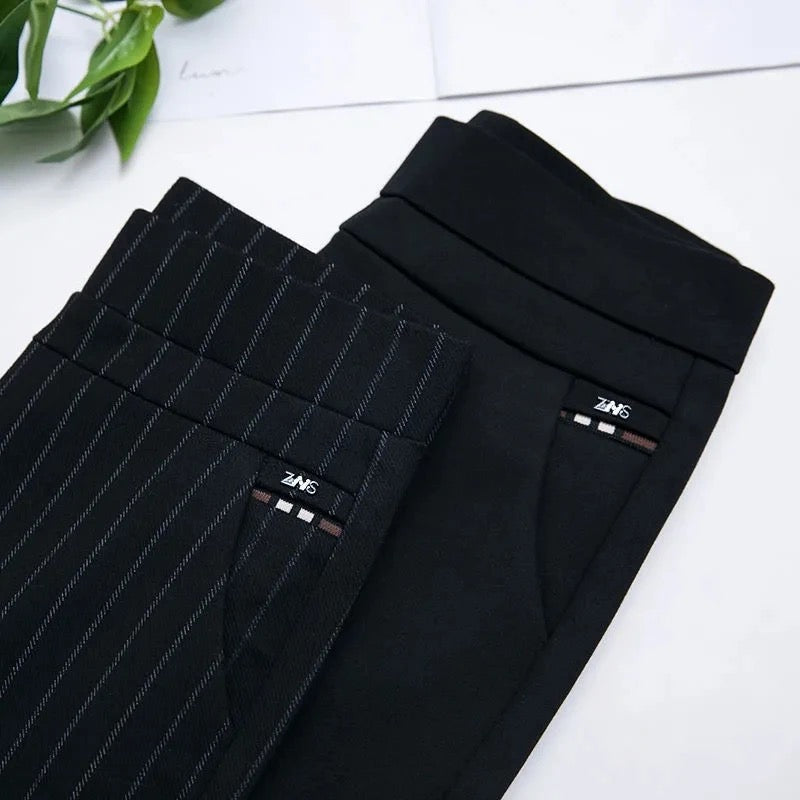 Women’s High-Waisted Leggings – Slim Fit – Stretch Fabric – Faux Pocket Detail