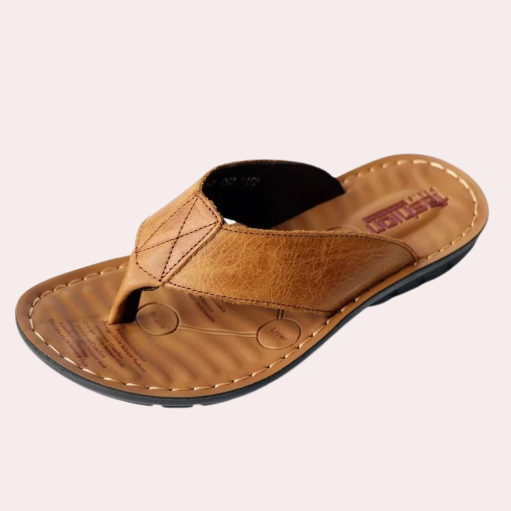 Men’s Slippers – Open Toe – Slip-On – Cushioned Footbed – Casual Comfort