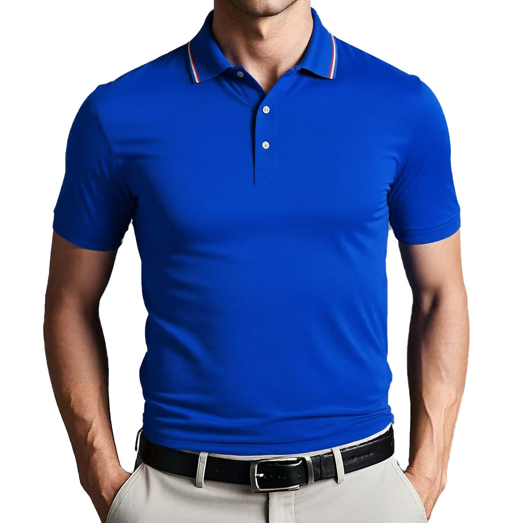 Men’s Polo Shirt – Slim Fit – Breathable Blend – Short Sleeve – Smart Casual Style