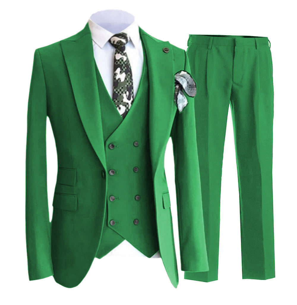 Men’s Waistcoat – Slim Fit – Double-Breasted – Peaked Lapel – Luxury Fabric – Formal Wear