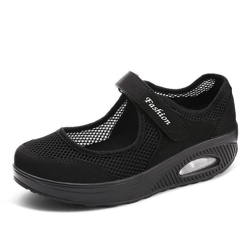 Women’s Velcro Walking Shoes – Breathable Mesh – Air Cushion Sole – Orthopedic Fit