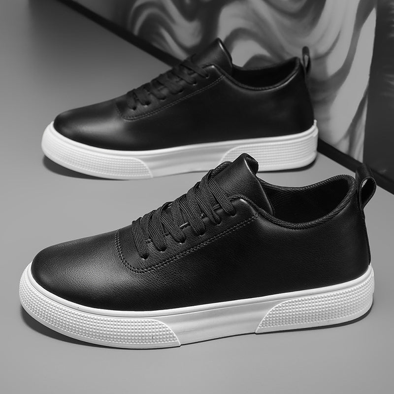 Men’s Slip-On Skate Shoes – Synthetic Leather – Low Top – Rubber Sole – Casual Fit
