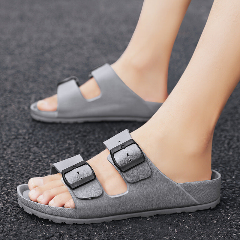 Men’s Sandals – Adjustable Buckle Straps – Cushioned Sole – Open Toe Casual Fit