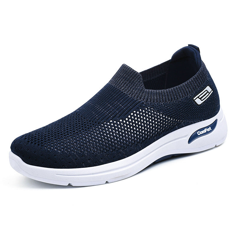 Men’s Casual Shoes – Breathable Mesh – Slip-On – Lightweight Low-Cut Athleisure