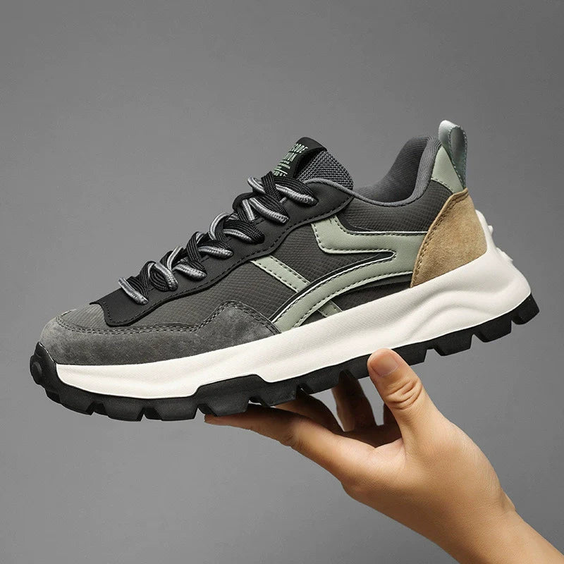 Men’s Athletic Sneakers – Chunky Fit – Breathable Mesh – Cushioned Grip Outsole
