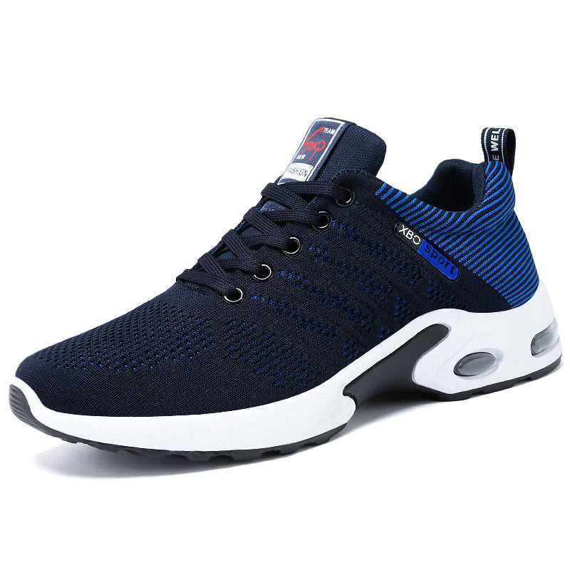 Men’s Athletic Sneakers – Breathable Mesh – Lace-Up – Cushioned Sole – Lightweight Fit