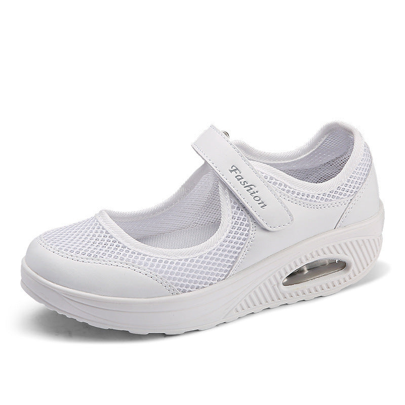Women’s Velcro Walking Shoes – Breathable Mesh – Air Cushion Sole – Orthopedic Fit
