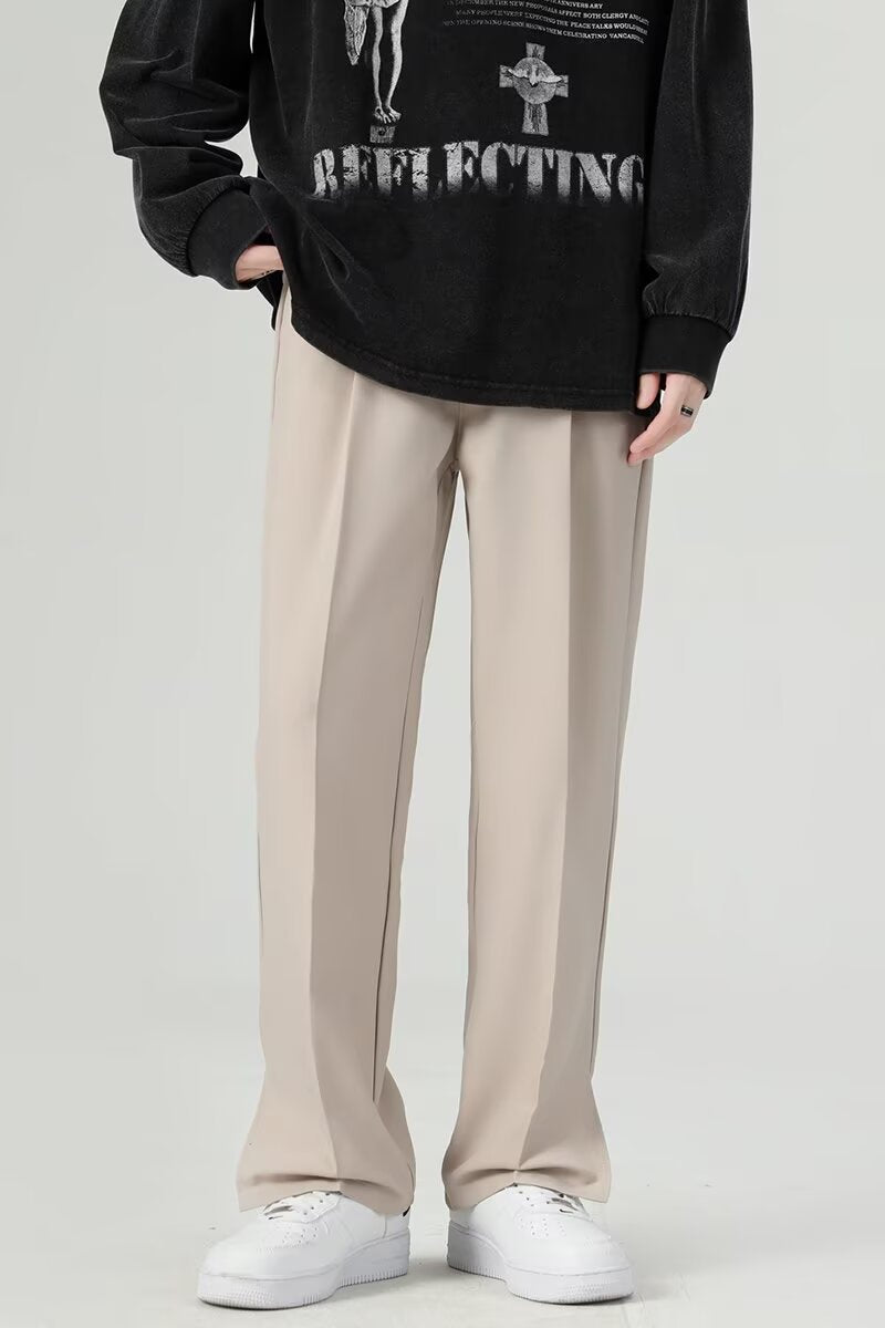 Men’s Harem Trousers – Tapered Fit – Lightweight Draped Fabric – Ankle Length Casual