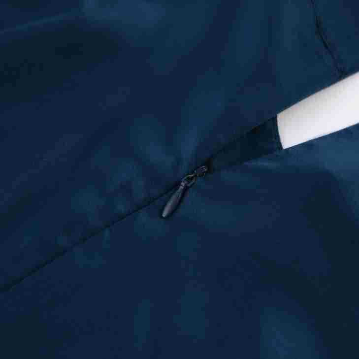 Women’s Satin Long Dress – High Neck – Puff Sleeve – Fitted Waist – Full Length