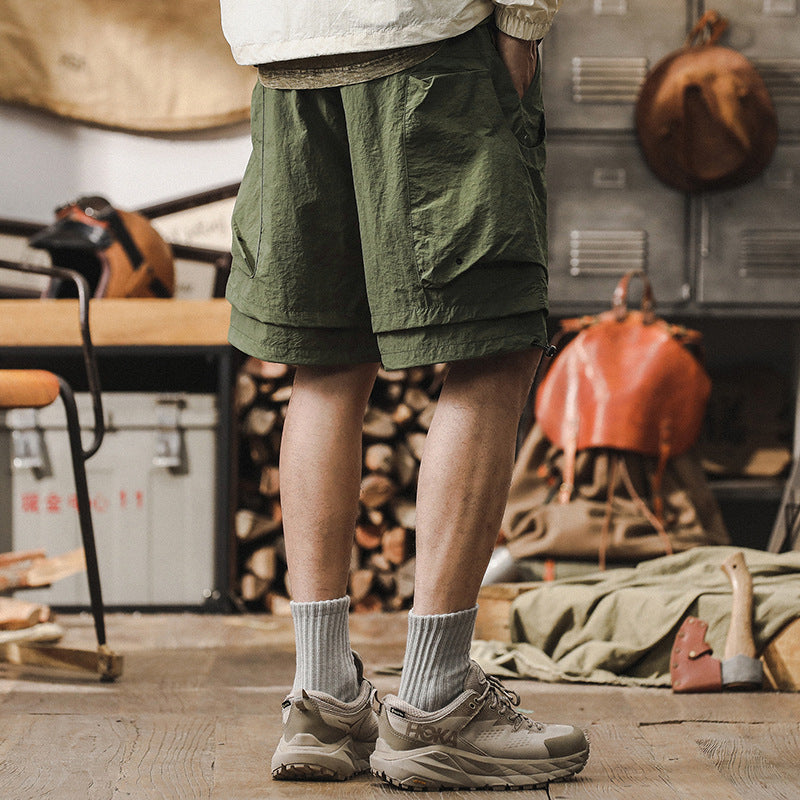 Men’s Cargo Shorts – Relaxed Fit – Lightweight Quick Dry Fabric – Breathable Mesh Panels
