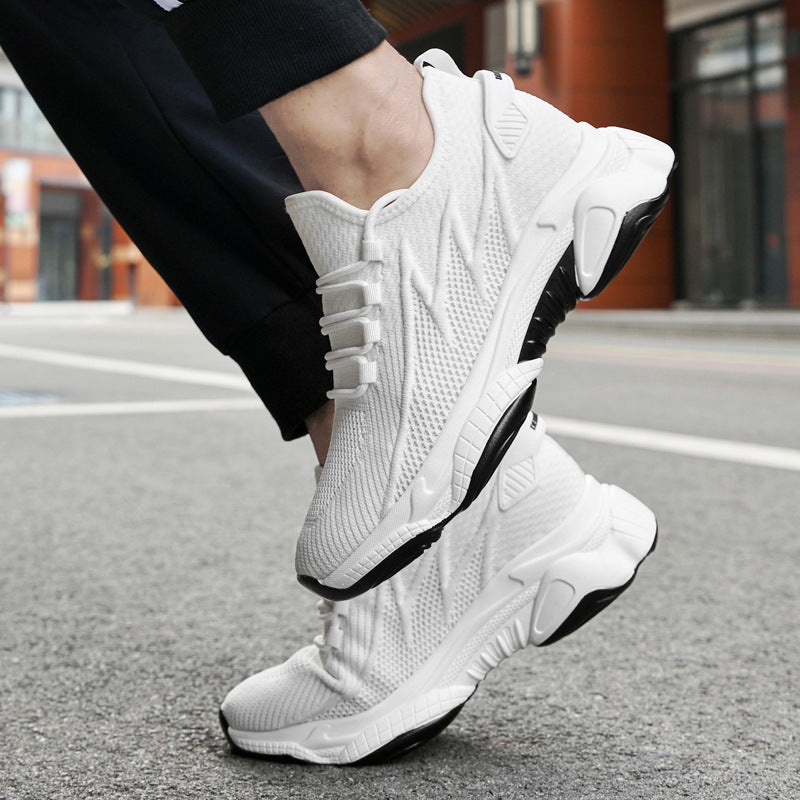 Men’s Sneakers – Breathable Mesh – Cushioned Sole – Low-Top Athletic Fit
