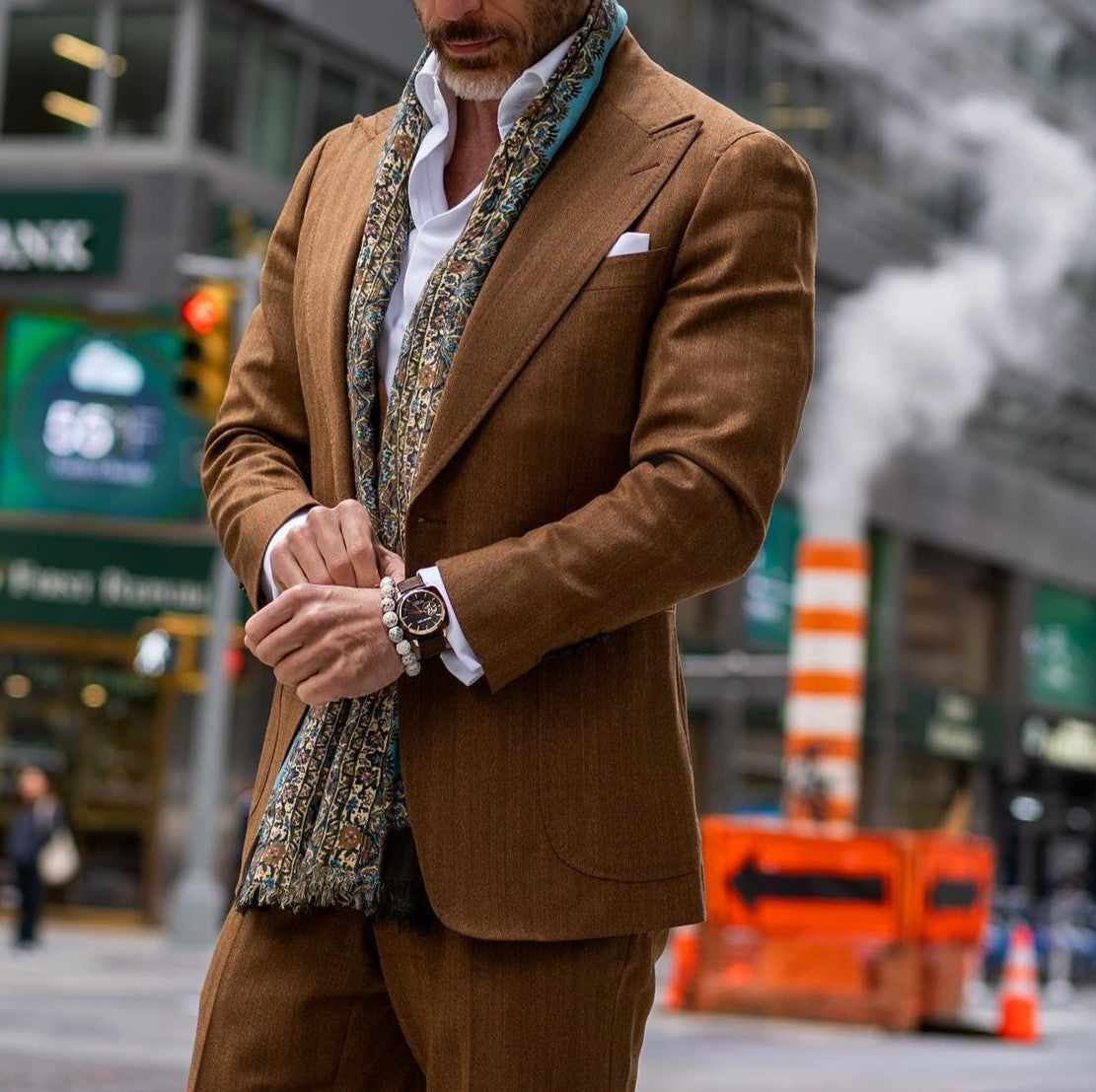 Men’s Blazer – Tailored Fit – Single Breasted – Notched Lapel – Luxury Fabric