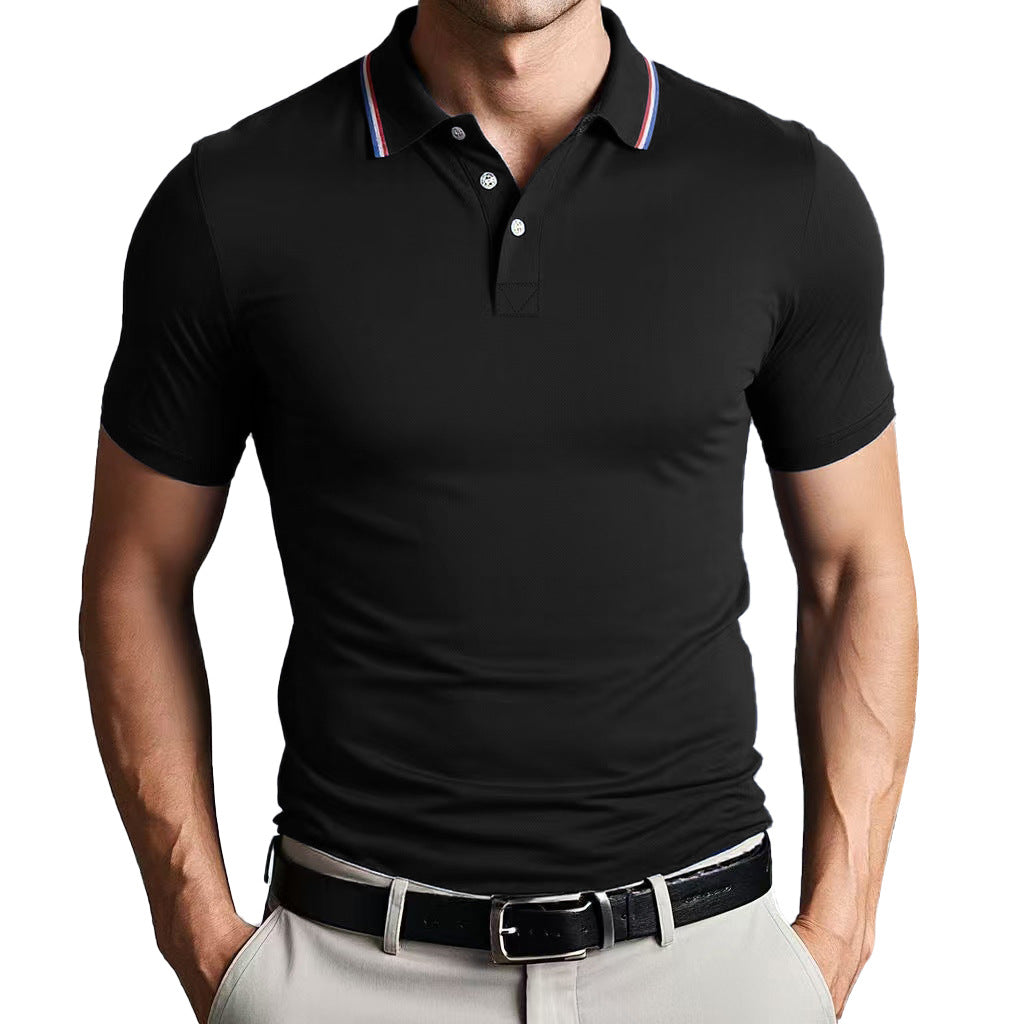 Men’s Polo Shirt – Slim Fit – Breathable Blend – Short Sleeve – Smart Casual Style