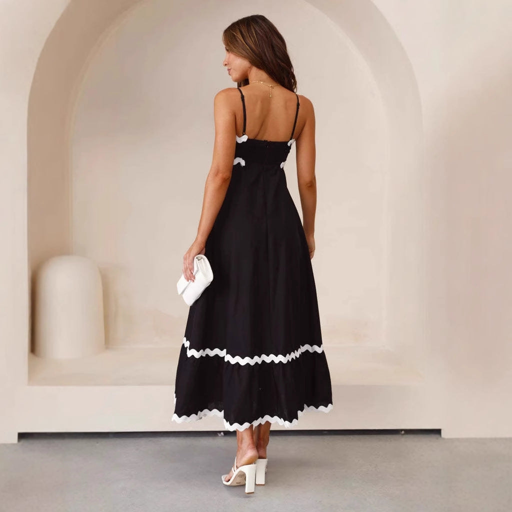 Women’s Maxi Dress – Lightweight Cotton – A-Line Fit – Strapless Boho Style