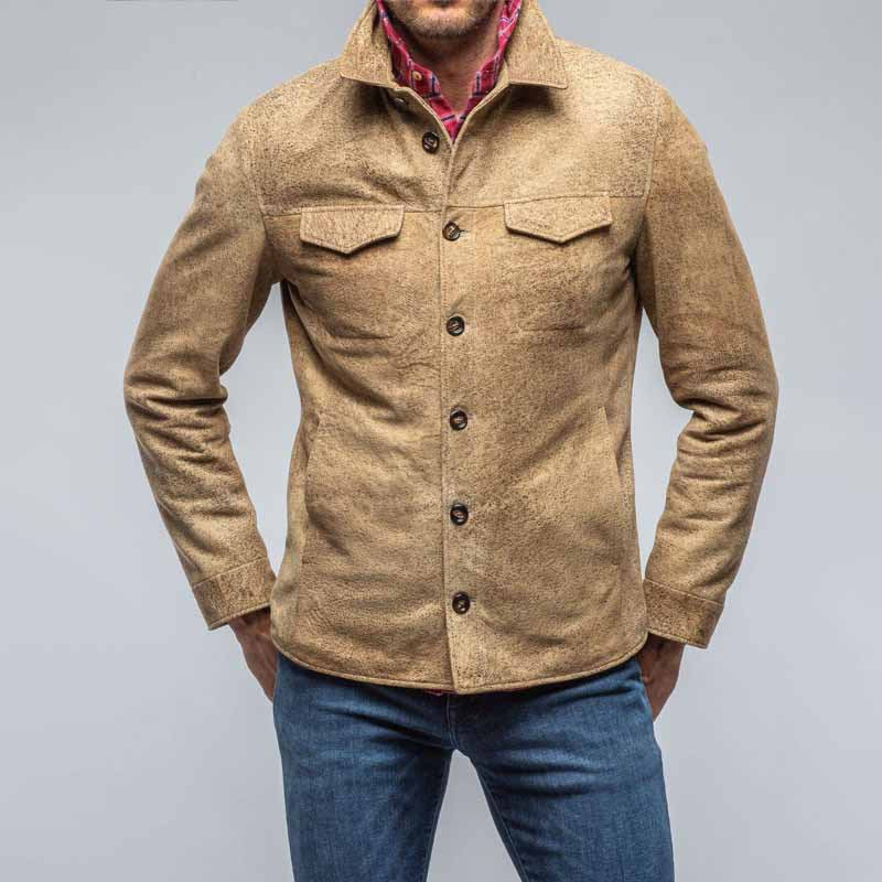 Men’s Jacket – Tailored Fit – Luxury Fabric – Button Closure – Chest Flap Pockets