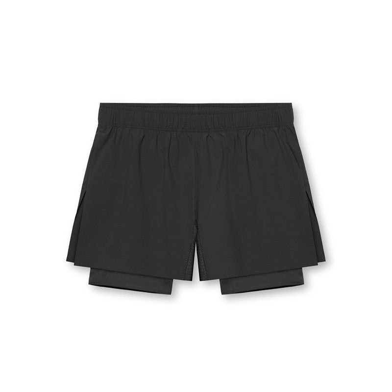 Men’s Athletic Shorts – Dual Layer – Compression Inner – Breathable Stretch Fabric