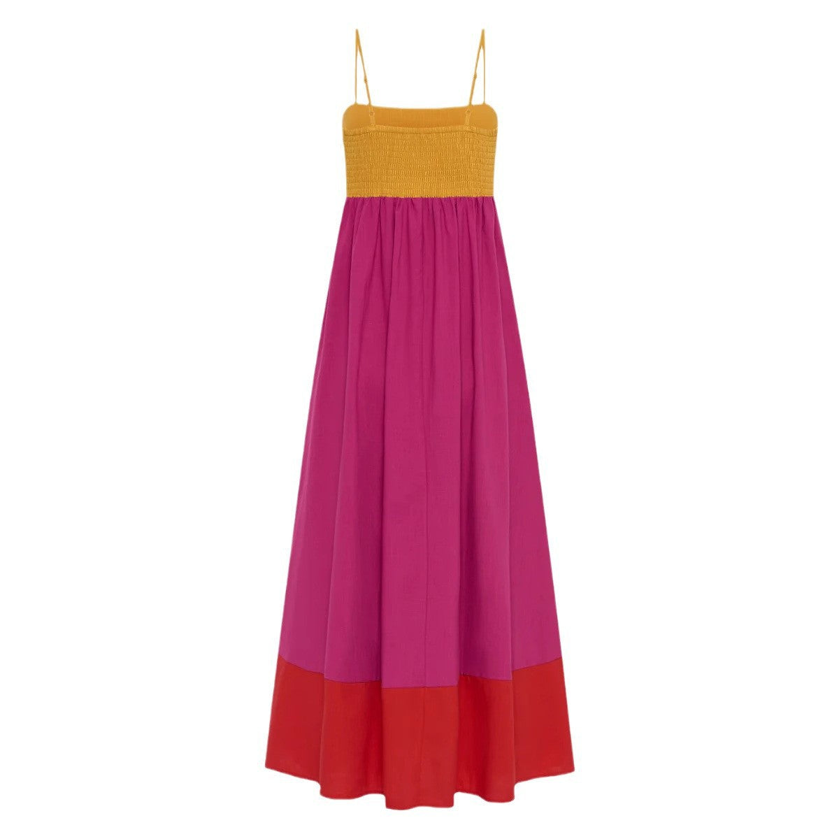 Women’s Sundress – Cotton Blend – A-Line Fit – Spaghetti Straps – Midi Length