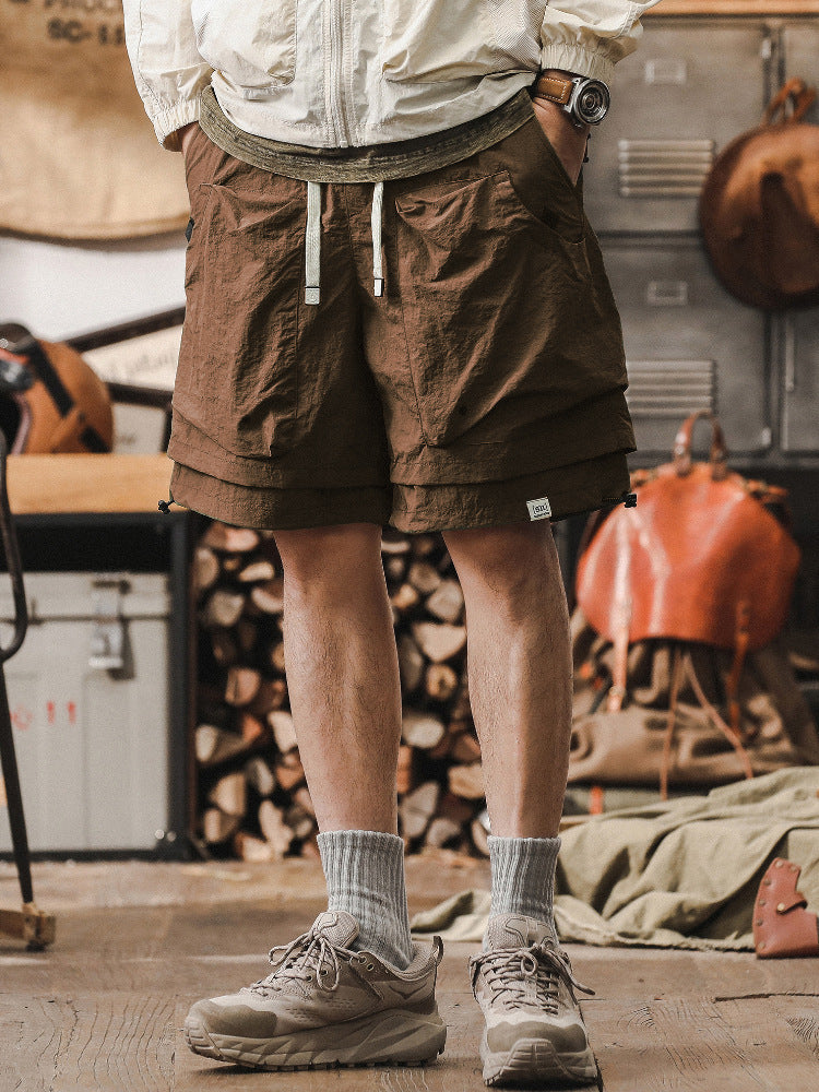 Men’s Cargo Shorts – Relaxed Fit – Lightweight Quick Dry Fabric – Breathable Mesh Panels