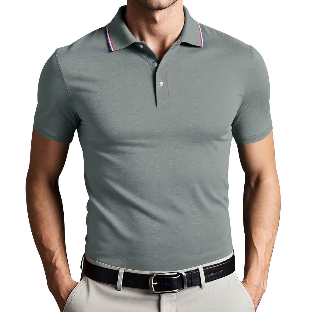 Men’s Polo Shirt – Slim Fit – Breathable Blend – Short Sleeve – Smart Casual Style
