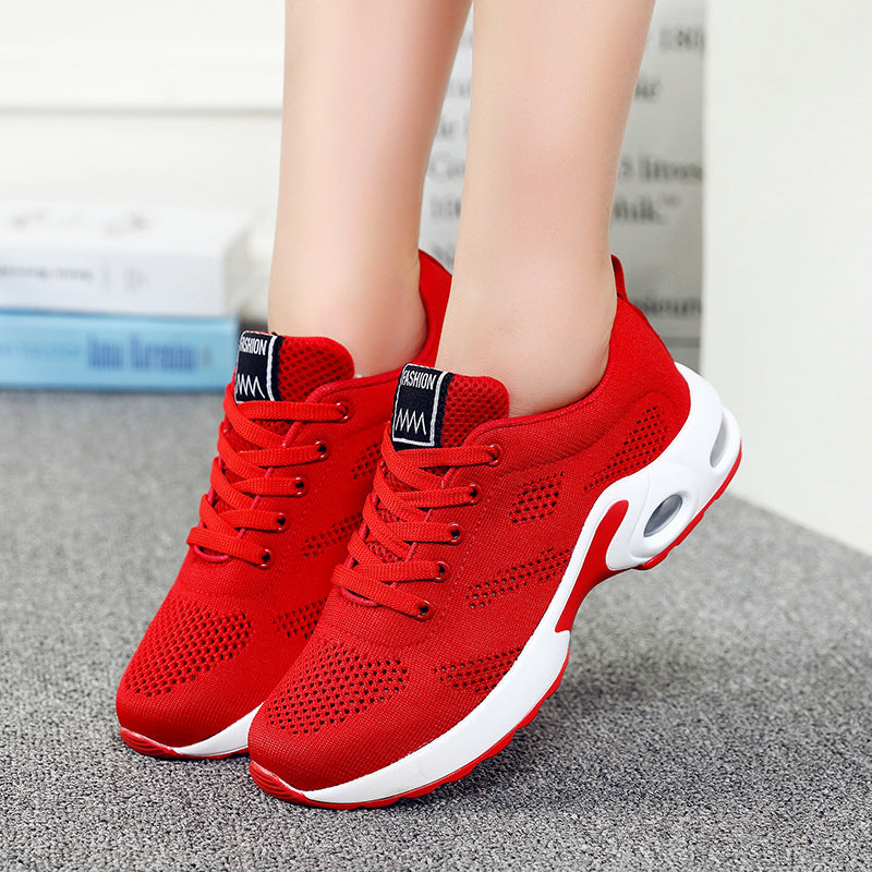 Women’s Running Shoes – Breathable Knit – Cushioned Sole – Lace-Up Athletic Fit