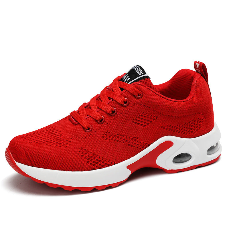 Women’s Running Shoes – Breathable Knit – Cushioned Sole – Lace-Up Athletic Fit