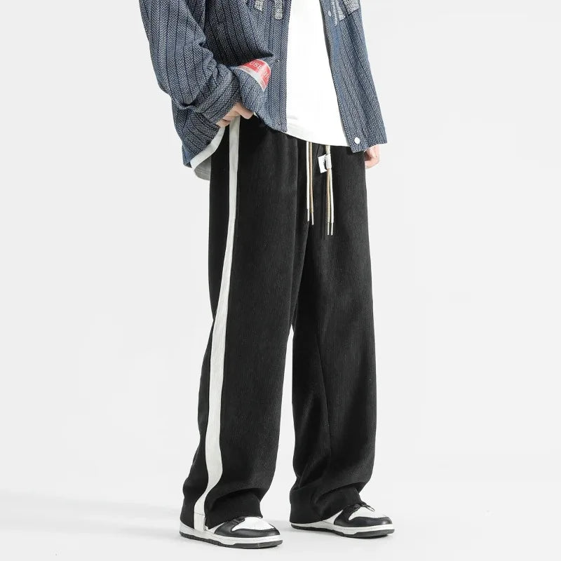 Rocco Relaxed Fit Sweatpants | Striped Side Stripe Sweatpants