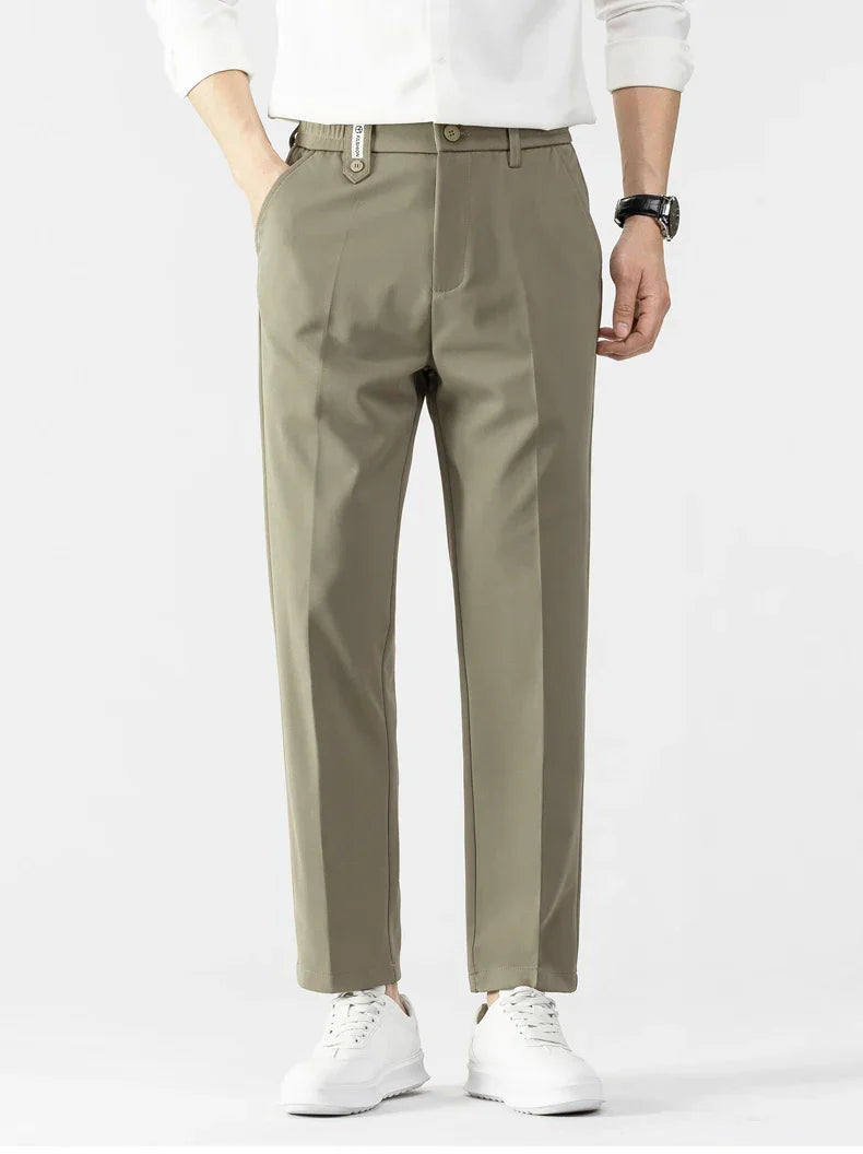 Men’s Trousers – Slim Fit – Tailored Cut – Lightweight Fabric – Business Casual