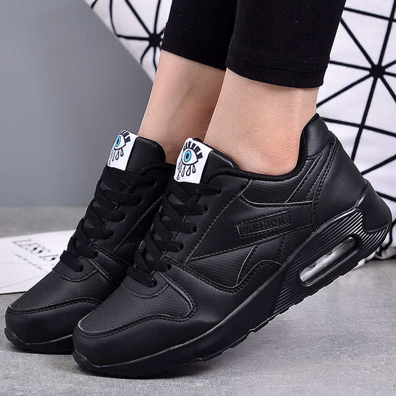 Women’s Sneakers – Chunky Fit – Breathable Mesh – Cushioned Sole – Lace-Up Casual