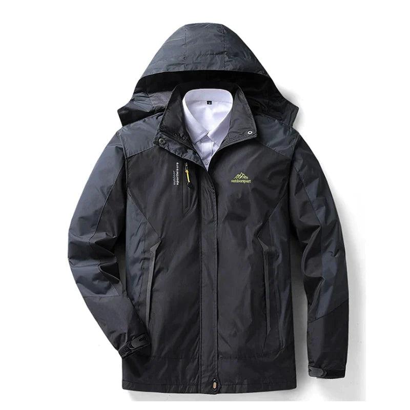 Women’s Rain Jacket – Waterproof – Medium Fit – Hooded – Zippered Pockets – Hip Length