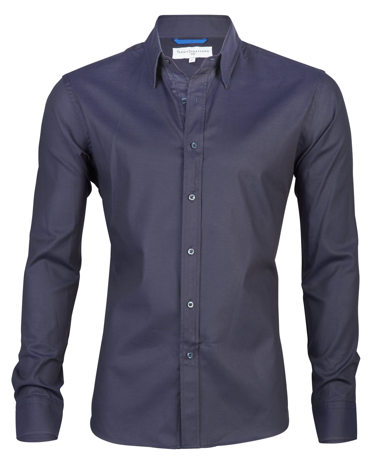 Men’s Button-Up Shirt – Slim Fit – Cotton Blend – Roll Sleeve – Casual Style