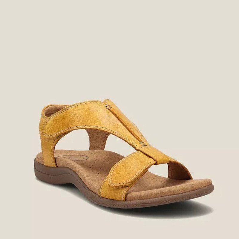 Women’s Sandals – Ergonomic Fit – Adjustable Velcro Straps – Cushioned Breathable Footbed