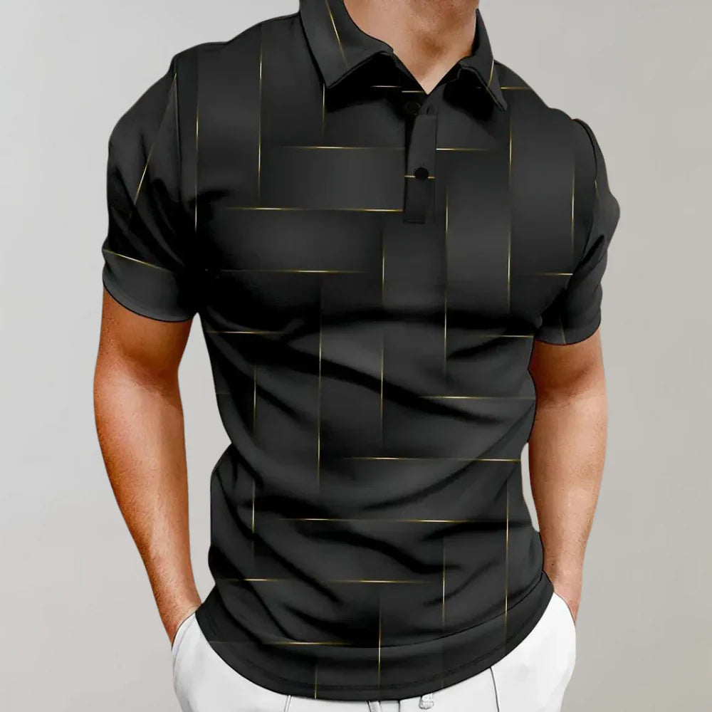Men’s Polo Shirt – Slim Fit – Soft Knit – Short Sleeve – Classic Collar – Casual Wear