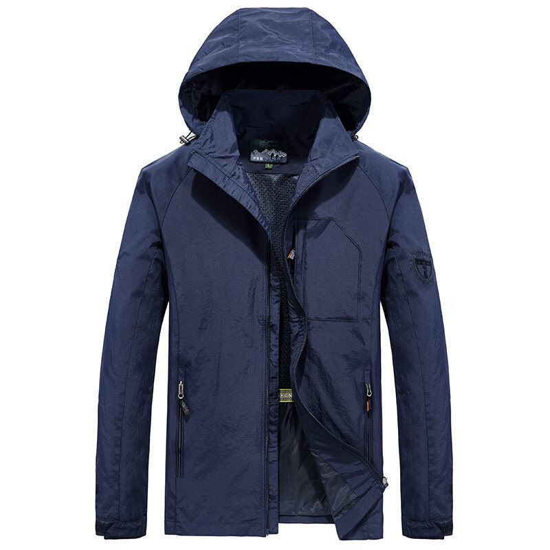 Oscar Loose Fit Hooded Jacket | Drawstring Hood Multi-Pocket Jacket