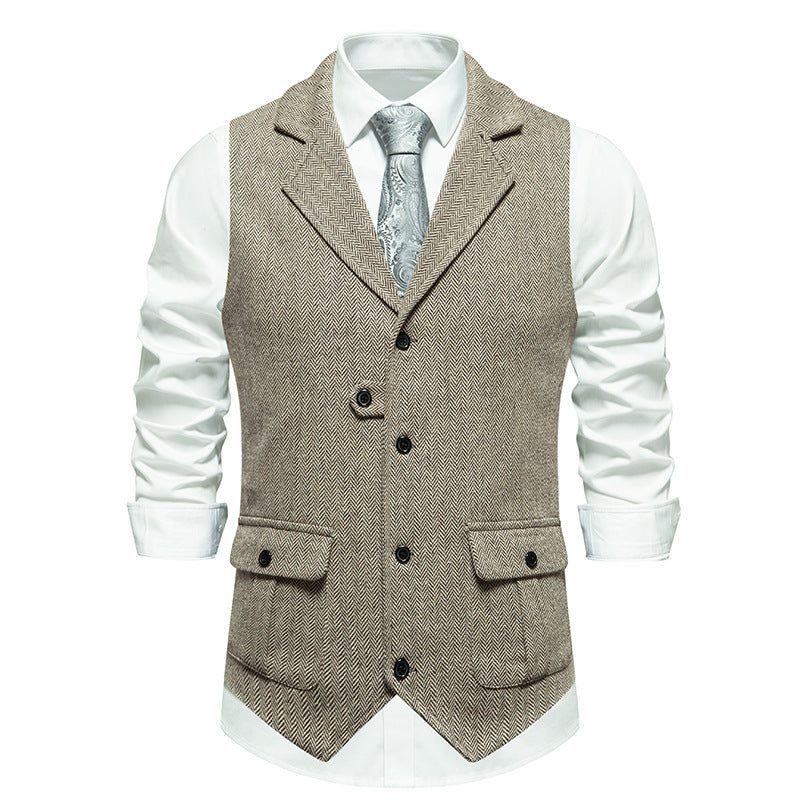 Arthur Tailored Waistcoat | V-Neck Button Front Waistcoat