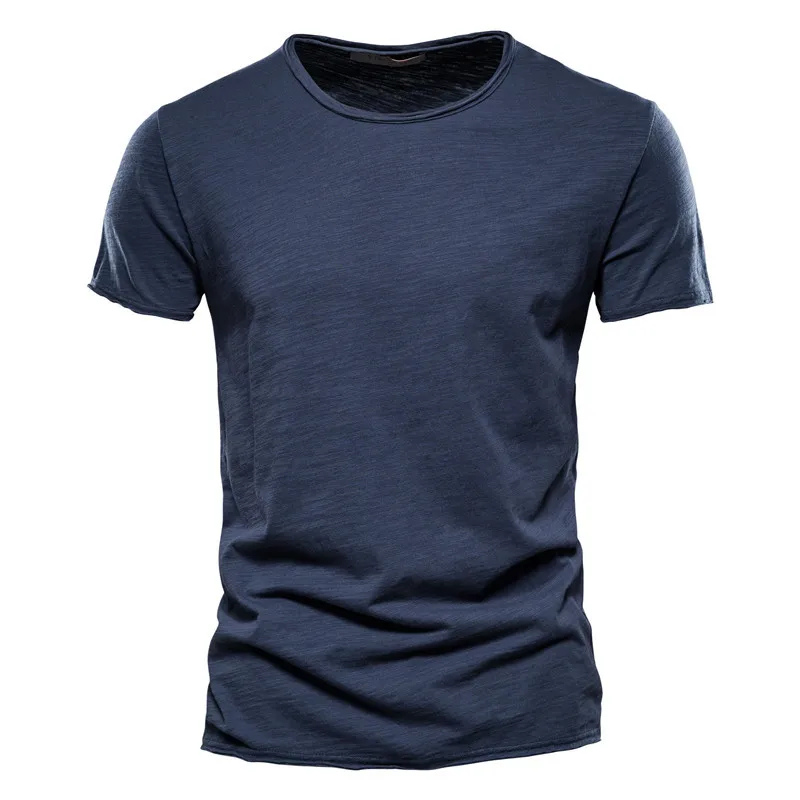 Men’s T-shirt – Slim Fit – Short Sleeve – Crew Neck – Breathable Blend – Minimalist Style
