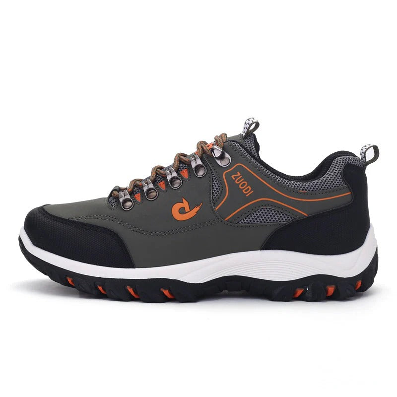 Men’s Athletic Shoes – Low-Top Mesh – Cushioned Sole – Grip Design