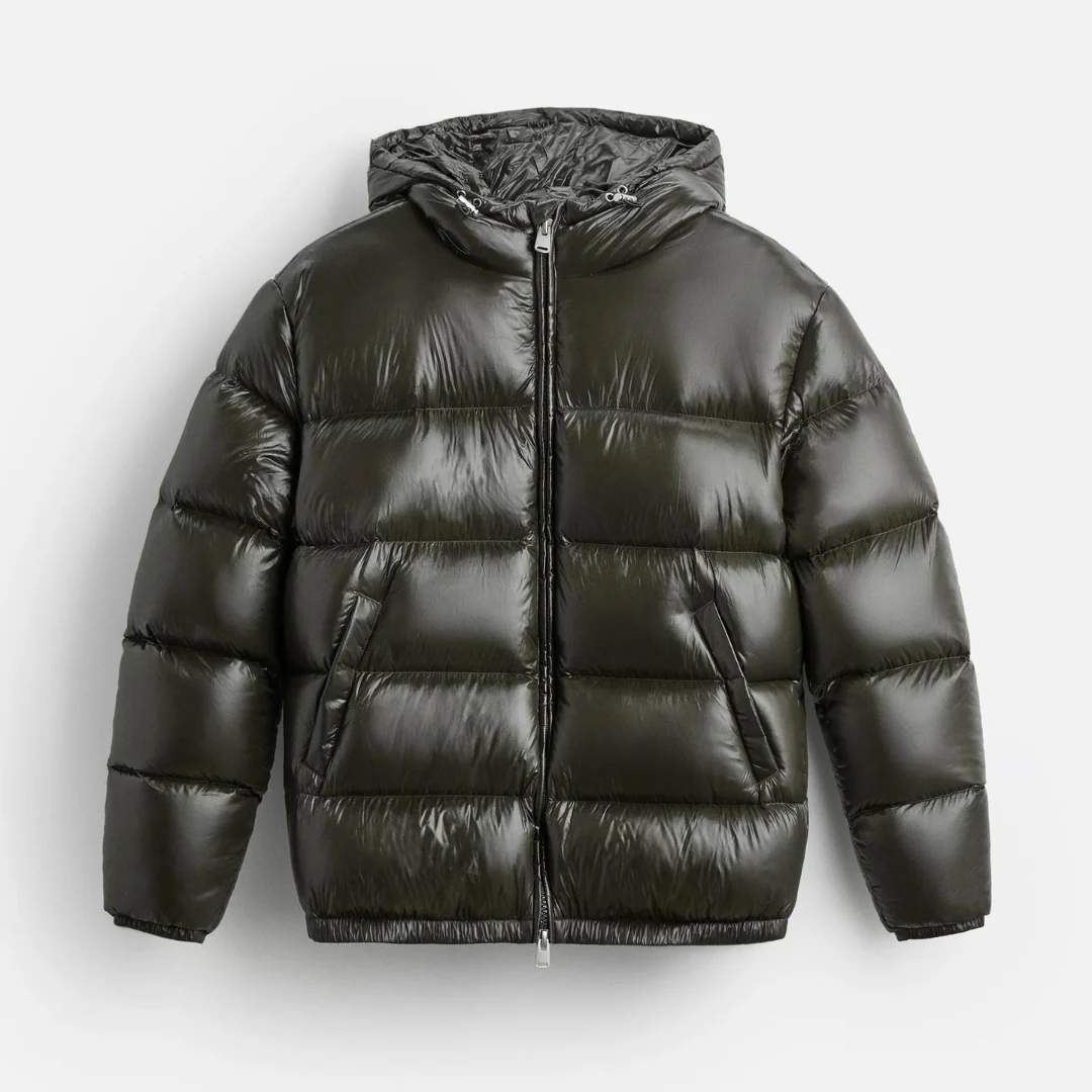Sebastian Oversized Puffer Jacket | Quilted Hooded Casual Puffer Jacket