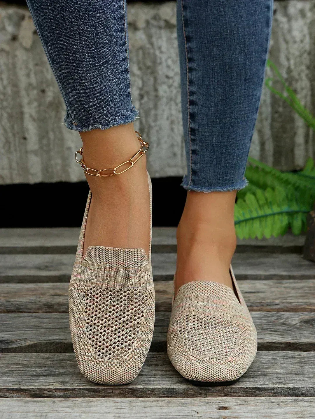Women’s Ballerina Flats – Soft Knit – Orthopedic Support – Lightweight – Breathable Design