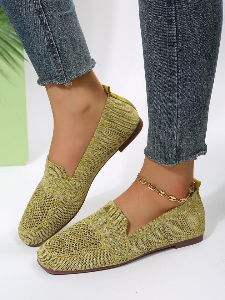 Women’s Ballerina Flats – Soft Knit – Orthopedic Support – Lightweight – Breathable Design