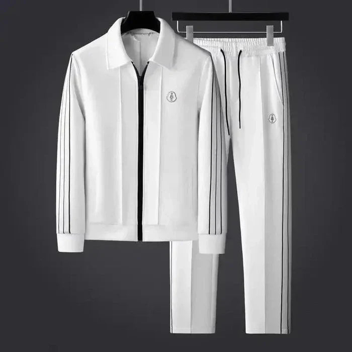 Men’s Track Set – Regular Fit Jacket – Tapered Pants – Breathable Sporty Design