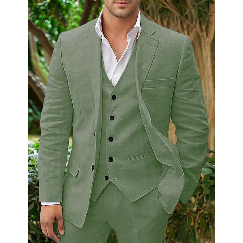 Men’s Blazer – Tailored Fit – Breathable Blend – Single-Breasted – Notched Lapel