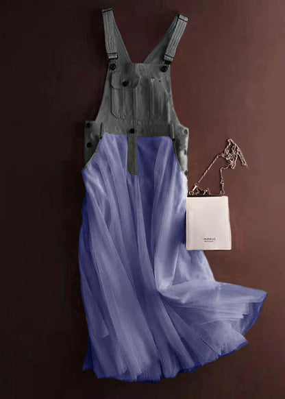 Women’s Suspender Skirt – Structured Bodice – Soft Tulle Skirt – Midi Length